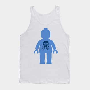 Minifig with Skull Design Tank Top